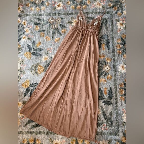 Vintage Other - Vintage Union Made Night Gown Lingerie SEMISHEER Lace JM Towne & Co
